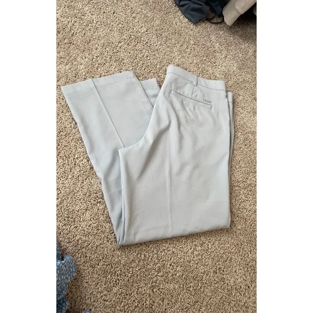 Izod golf suit trouser straight leg 36x30 Dress Pants